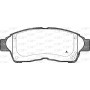 BPA0402.02 OPEN PARTS Комплект гальмівних колодок дисковий гальм