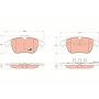 GDB1683 TRW КомплеК т гальмівних колодок, дискове гальмо