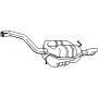 233-205 BOSAL Глушник вихлопних газів кінцевий