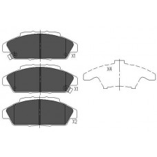 KBP-2025 KAVO PARTS КомплеК т гальмівних колодок, дискове гальмо