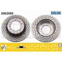 6062985 GIRLING Гальмівний диск