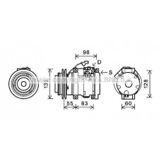 MTAK219 AVA QUALITY COOLING Компресор кондиціонера