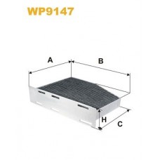 WP9147 WIX FILTERS Фільтр повітря у внутрішньому просторі