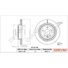 DP1010.11.1507 Dr!ve+ Гальмівний диск