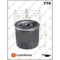 1611660080 EUROREPAR Масляний фільтр