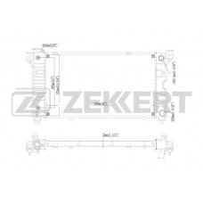 MK-1078 ZEKKERT Радіатор охолодження двигуна