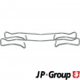 1163651210 JP GROUP Комплектуючі колодки дискового гальма