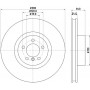 8DD 355 122-571 HELLA PAGID Гальмівний диск