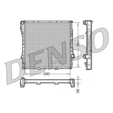 DRM05117 DENSO Радіатор охолодження двигуна