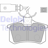 LP1556 DELPHI КомплеК т гальмівних колодок, дискове гальмо