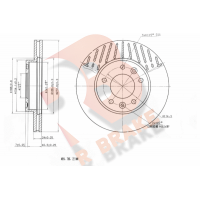78RBD20018 R BRAKE Гальмівний диск