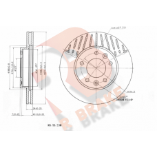 78RBD20018 R BRAKE Гальмівний диск