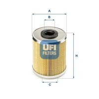 26.695.00 UFI Паливний фільтр