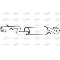 P7591 FENNO Середній глушник вихлопних газів