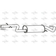 P7591 FENNO Середній глушник вихлопних газів