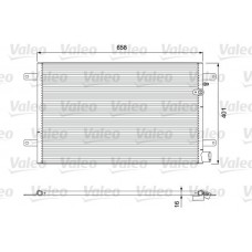 814004 VALEO Конденсатор кондиціонера