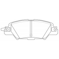 FP1846 FIT КомплеК т гальмівних колодок, дискове гальмо