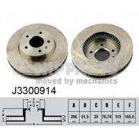 J3300914 NIPPARTS Гальмівний диск