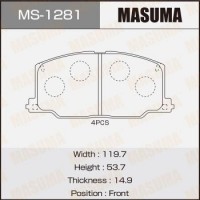 MS-1281 MASUMA Комплект гальмівних колодок