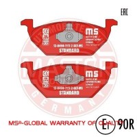 13046071172-SET-MS MASTER-SPORT GERMANY Комплект гальмівних колодок дисковий гальм