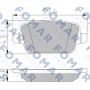 FO 930781 FOMAR Friction Комплект гальмівних колодок дисковий гальм