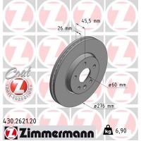 430.2621.20 ZIMMERMANN Гальмівний диск
