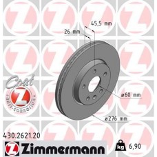430.2621.20 ZIMMERMANN Гальмівний диск