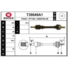 T39049A1 EAI Привідний вал