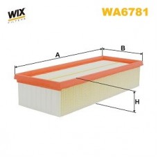 WA6781 WIX FILTERS Повітряний фільтр