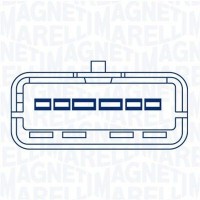 350103176400 MAGNETI MARELLI Електродвигун склопідйомник