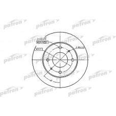 PBD1443 PATRON Гальмівний диск