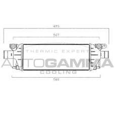 107571 AUTOGAMMA Интеркулер