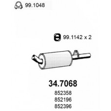34.7068 ASSO Глушник вихлопних газів кінцевий