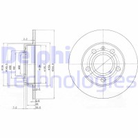 BG2753 DELPHI Гальмівний диск