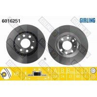 6016251 GIRLING Гальмівний диск