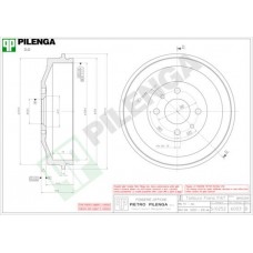6003 PILENGA Гальмівний барабан