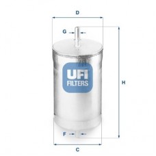 31.994.00 UFI Паливний фільтр