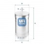 31.994.00 UFI Паливний фільтр