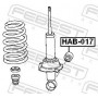 HAB-017 FEBEST Втулка амортизатора