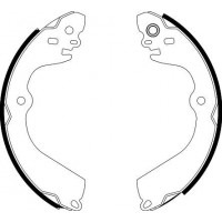 8DB 355 022-111 HELLA PAGID Комплект гальмівних колодок