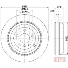 DP-0519C JAPANPARTS Гальмівний диск