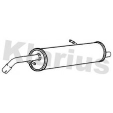 220741 KLARIUS Глушник вихлопних газів кінцевий