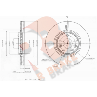 78RBD14162 R BRAKE Гальмівний диск