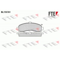 BL1357A1 FTE Комплект гальмівних колодок дисковий гальм