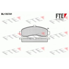 BL1357A1 FTE Комплект гальмівних колодок дисковий гальм