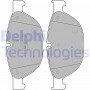 LP2189 DELPHI КомплеК т гальмівних колодок, дискове гальмо