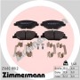 25682.180.2 ZIMMERMANN Комплект гальмівних колодок дисковий гальм
