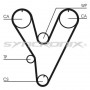 SY0805N SYNCRONIX Зубчастий ремінь
