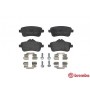 P 50 100 BREMBO Комплект гальмівних колодок дисковий гальм