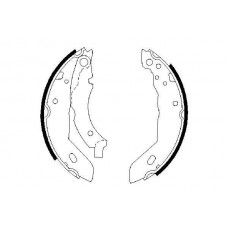 0 986 487 084 BOSCH Комплект гальмівних колодок